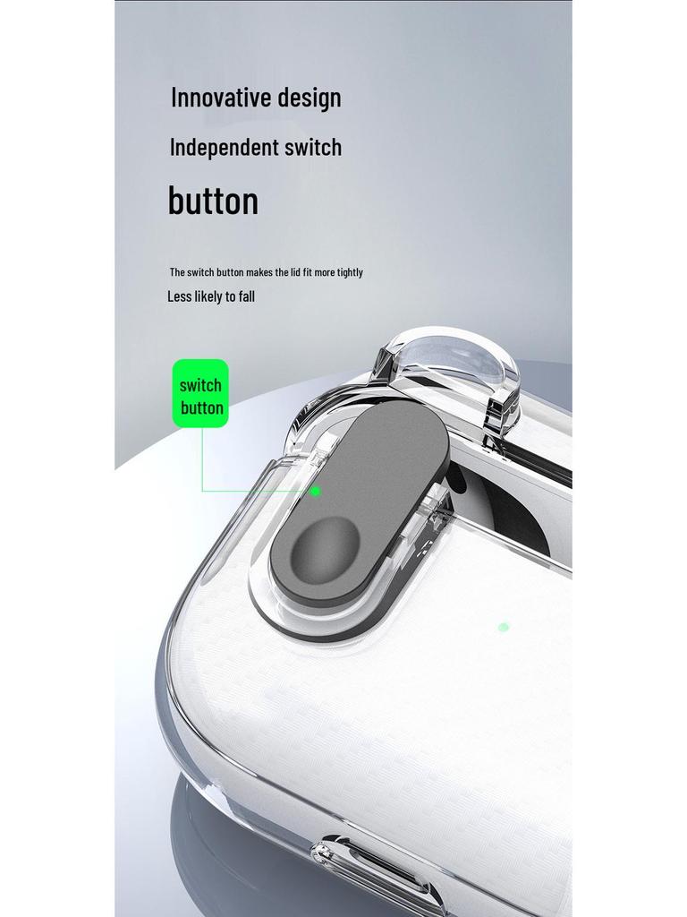 AirPods Pro & AirPods 3 Transparente Eis Kristall Kohlefaser Schutzhülle