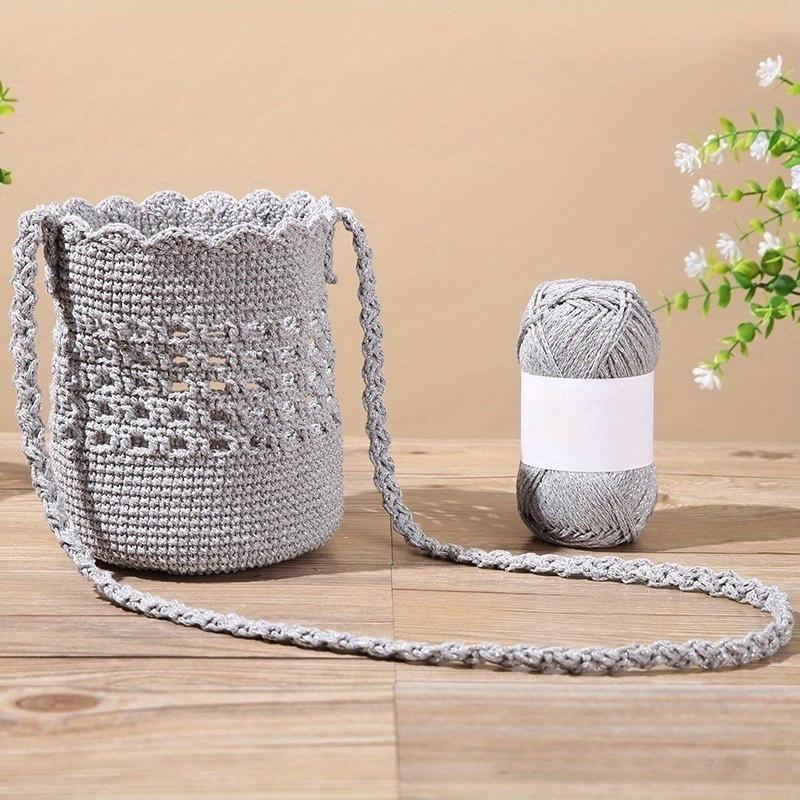 3.52oz Colorful Shiny Thread, Colorful Shiny Thread, Medium Thick Thread, Knitted Sweaters, Vests, Cushions And Other Crafts
