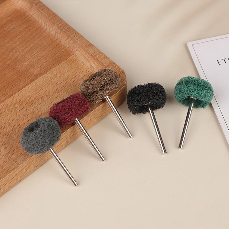 10/12Pcs Mini Drill Abrasive Brush Nylon Buffing Polishing Wheel Rotary Hand Tool Accessories Set Rust Remover