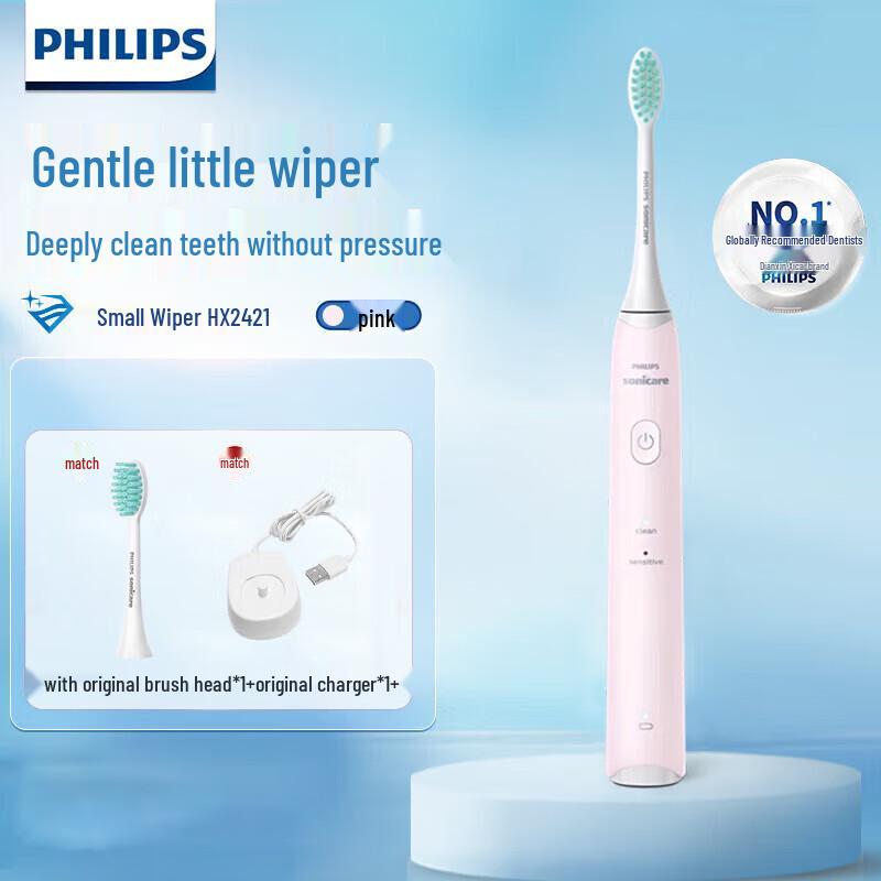 

Philips HX2421 Sonic Electric Toothbrush Pink