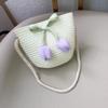 1/2Pcs Summer Sun Hat Princess Beach Sun Hat Big Brim Tulip Fisherman Hat For Girls  Sweet Crossbody Bag Gifts