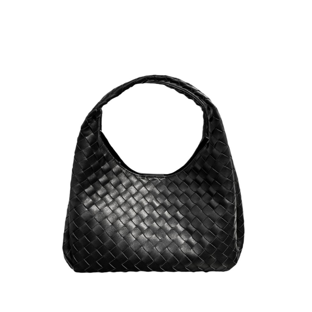 Cross-border bag women's large-capacity 2026 new trendy fashion woven portable bucket bag versatile commuter tote bag