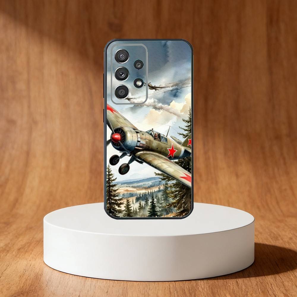 

Aircraft Art Phone Case For Samsung S25,S24,S21,S22,S23,S30,Ultra,S20,Plus,Fe,Note,10,9,5G Black Cover Samsung S225G
