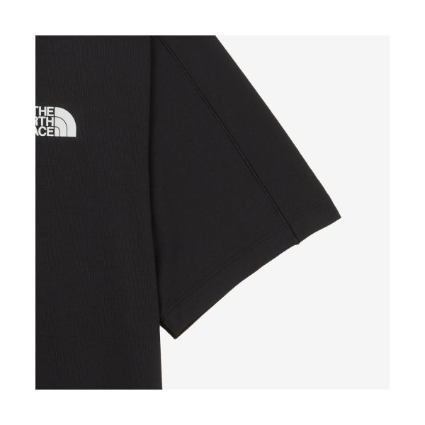 The North Face Short Sleeve Letter Logo Crew Neck T-Shirt Unisex tops Black NT7UR18A