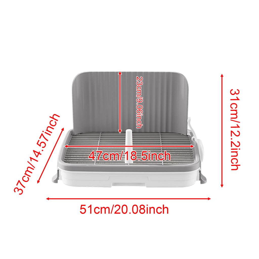 

Туалет для собак, лоток для щенков, туалетный лоток для собак с лопаткой для наполнителя, держатель для пеленок, для дома и улицы серый