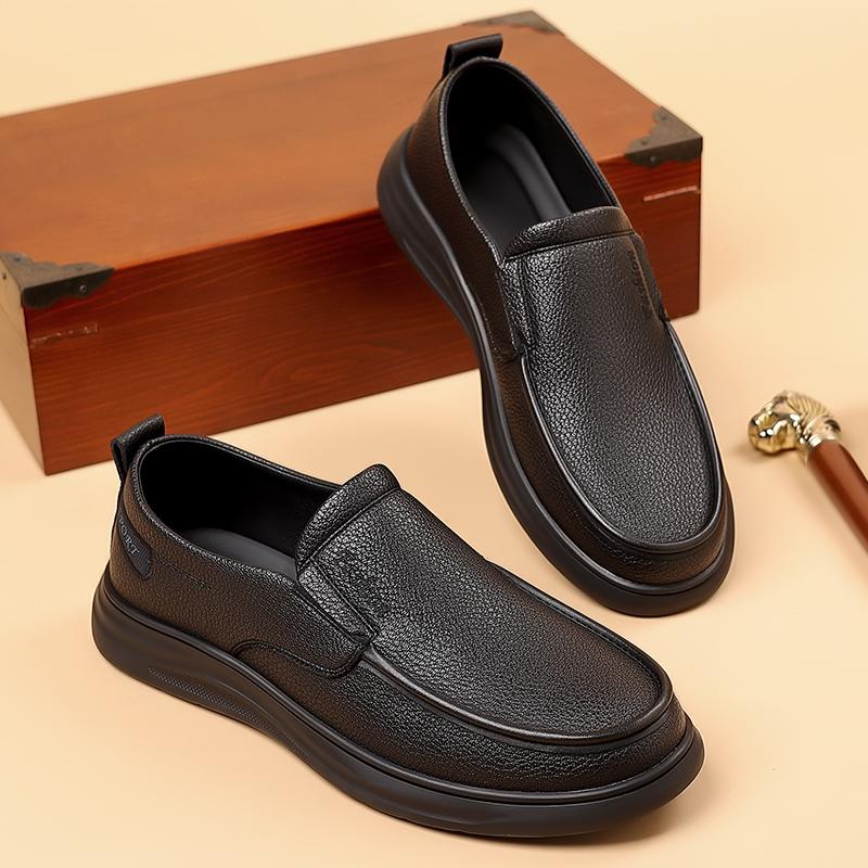 Fashion Men's Luxury Trendy Casual Flats Slip On Formal Loafers Simple Moccasins Non-Slip Comfy Driving Shoes Outdoor Leisure Walk Shoes