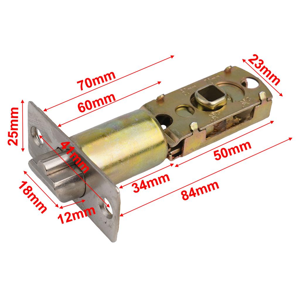 Privacy Door Lock Passage Latch Lockbody Kitchen Bathroom Door Lock Hardware Accessories Stainless Steel Internal