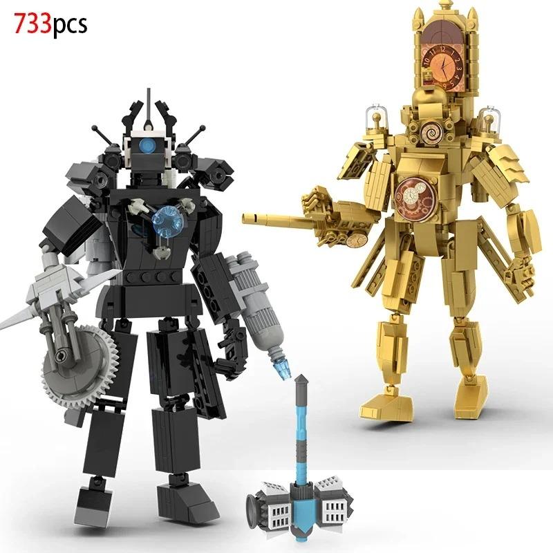 MOC Skibidi Toilet Stavebnice Pro Děti Titan Cameraman Speakerman Model Klasické Hračky Pro Kluky Narozeninové Vánoční Dárky