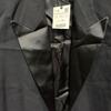 ZARA Black Tailored Jacket Satin Lapel Size L Ref 8306/400/800