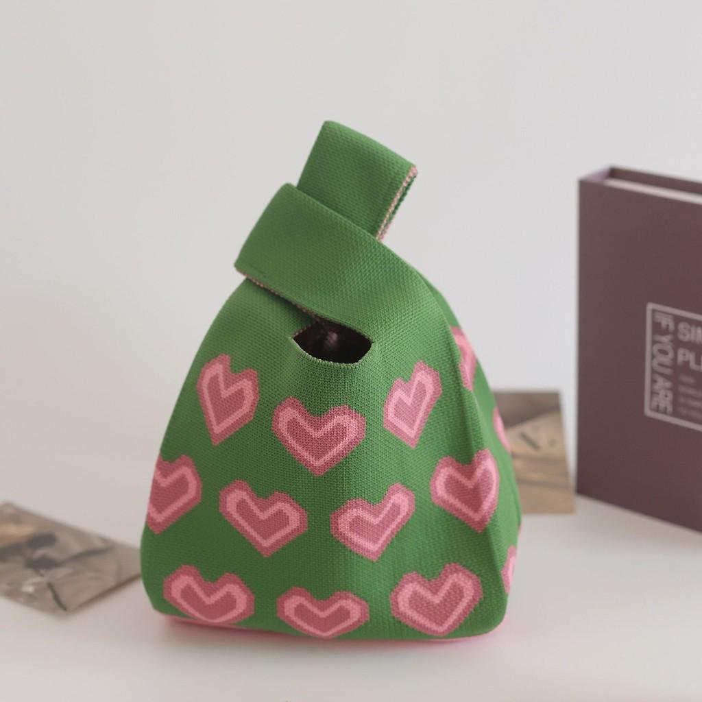 Trendy Knit Bucket Bag For Women Soft And Spacious Tote Bag With Eye-catching Patterns Ideal For Daily Wear And Gifts