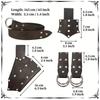 Viking Cosplay Essential! Medieval Waist 5-Piece Set, Nordic Retro Style Cosplay Props Full of Ambiance