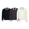 Men's Japanese Style Lapel Sweater - High-End, Trendy, Loose Fit Knitwear