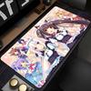 Gaming Mouse Pad Large Desk Mat Antislip Stitched Edges Cat Ear Maid Anime Print Keyboard Pad for Gamer Home Office