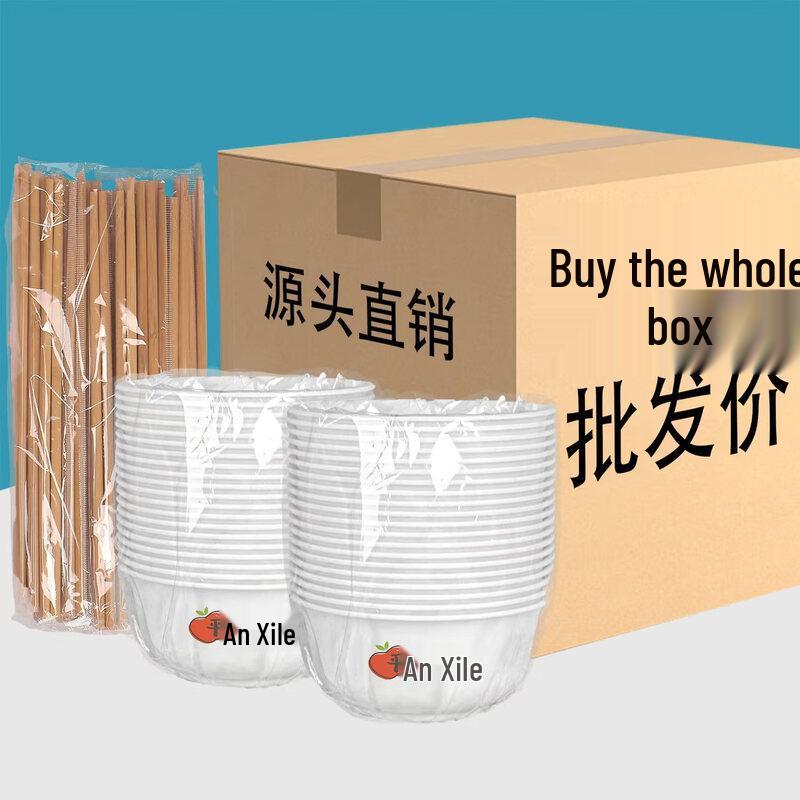 

Eco-Friendly Rice Husk Disposable Bowl and Chopstick Set