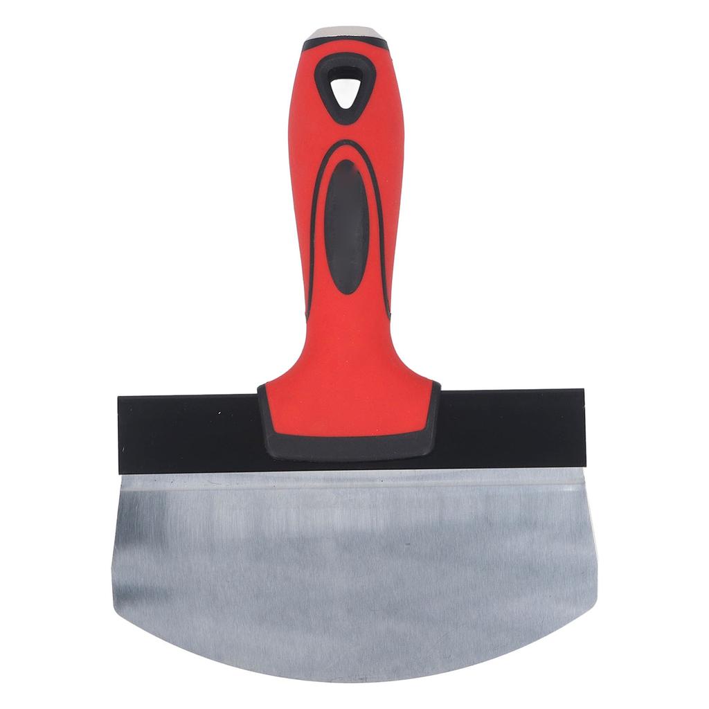Bucket Scoop 6 Inch Stainless Steel Arc Shaped Wall Paint Plaster Shovel for Construction