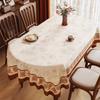 Retro Tablecloth Anti Slip Silent Table Mat PVC Decorative Cloth Used for Rectangular Elliptical and Circular Dining Tables Living Room Dining Room