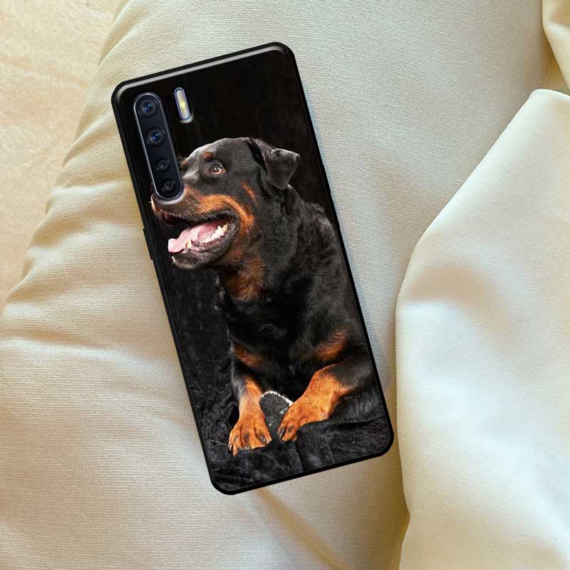 Rottweiler Dog Case For Oppo A98 A78 A18 A38 A58 A5 A6 Pro A54 A74 A94 A17 A57 A80 A60 A40 A96 A76 A16 A15
