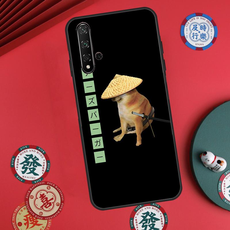 Funny Cheems Doge For Huawei Nova 11 Pro 9 10 SE Y70 Y60 Y90 Y61 Y91 Y73 Y72 12s 12i 11i 8i P30 P40 Lite Case