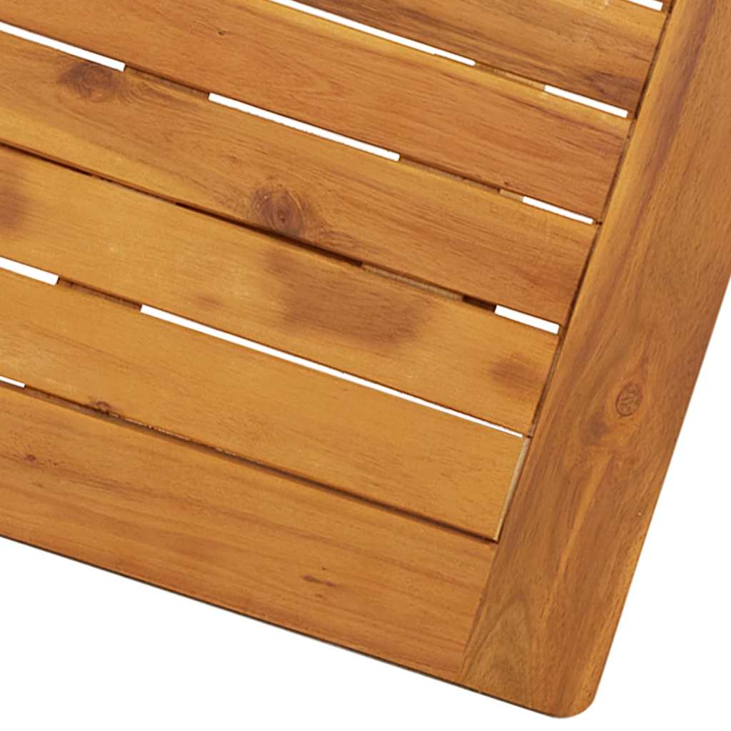 Folding Garden Table 70 x 70 x 75 cm Solid Acacia Wood