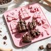Silicone Candy Chocolate Mold Ice Cube Tray Baking Mold with Princess Castle Unicorn and Various Shapes for DIY Confectionery and Baking