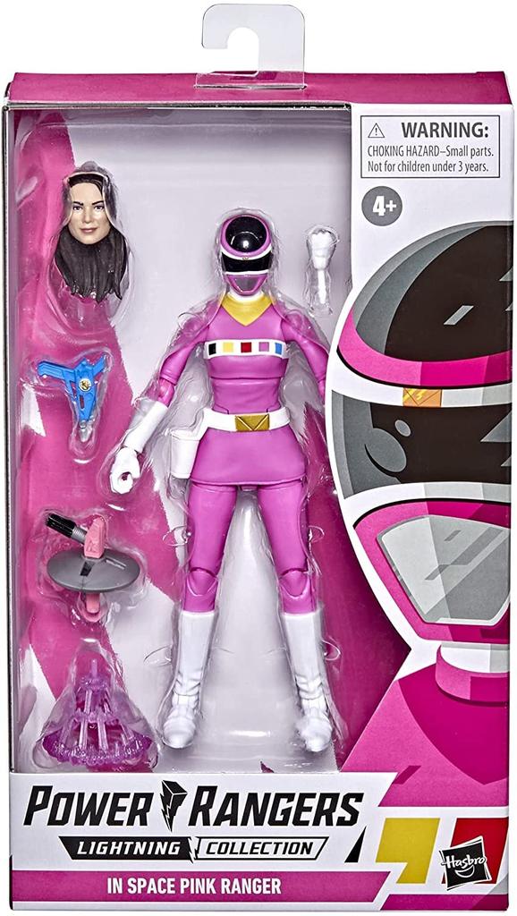 Hasbro Power Rangers Lightning Collection Action Figure Pink RANGERS 2022 LIGHTNING COLLECTION IN SPACE PINK RANGER Denji Sentai Mega Ranger Mega Pink