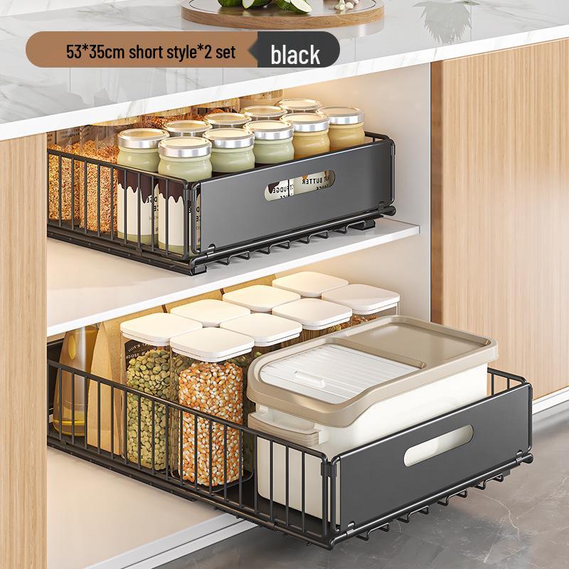 Cassetto Organizer Estraibile Sottolavello e Porta Spezie