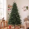7ft Artificial Christmas Tree with 2080 Realistic Tips, Hinged, Wide