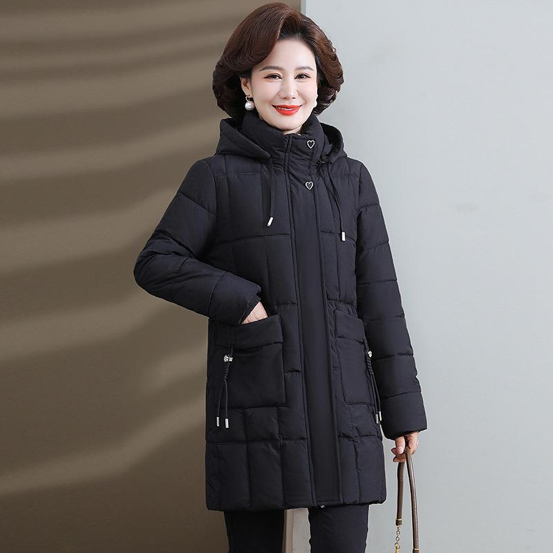 Down Cotton Coat 2025 New Style Women Winter Coat Medium and Long Cotton-padded Jacket Winter Coat