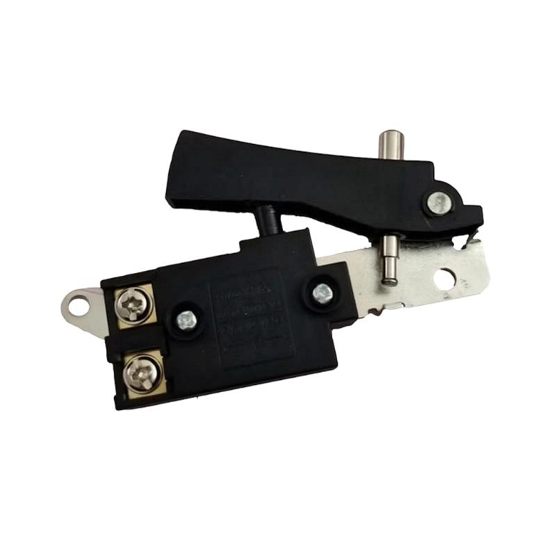 65 Type Power Tool Control Switches Component for Service Work with Wiring Posts, Metal Mounting Frame and Rating Mark