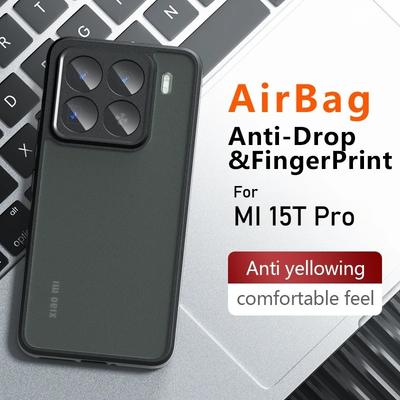 Für 2025 Xiaomi 17 Pro Max 15 14 T Pro Ultra Hülle Matt Transparent Hart Rückseite Weiche Kante Schutz Stoßfest Bumper Schale