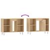 Bathroom Cabinet Sonoma Oak 80 x 33 x 60 cm Particleboard