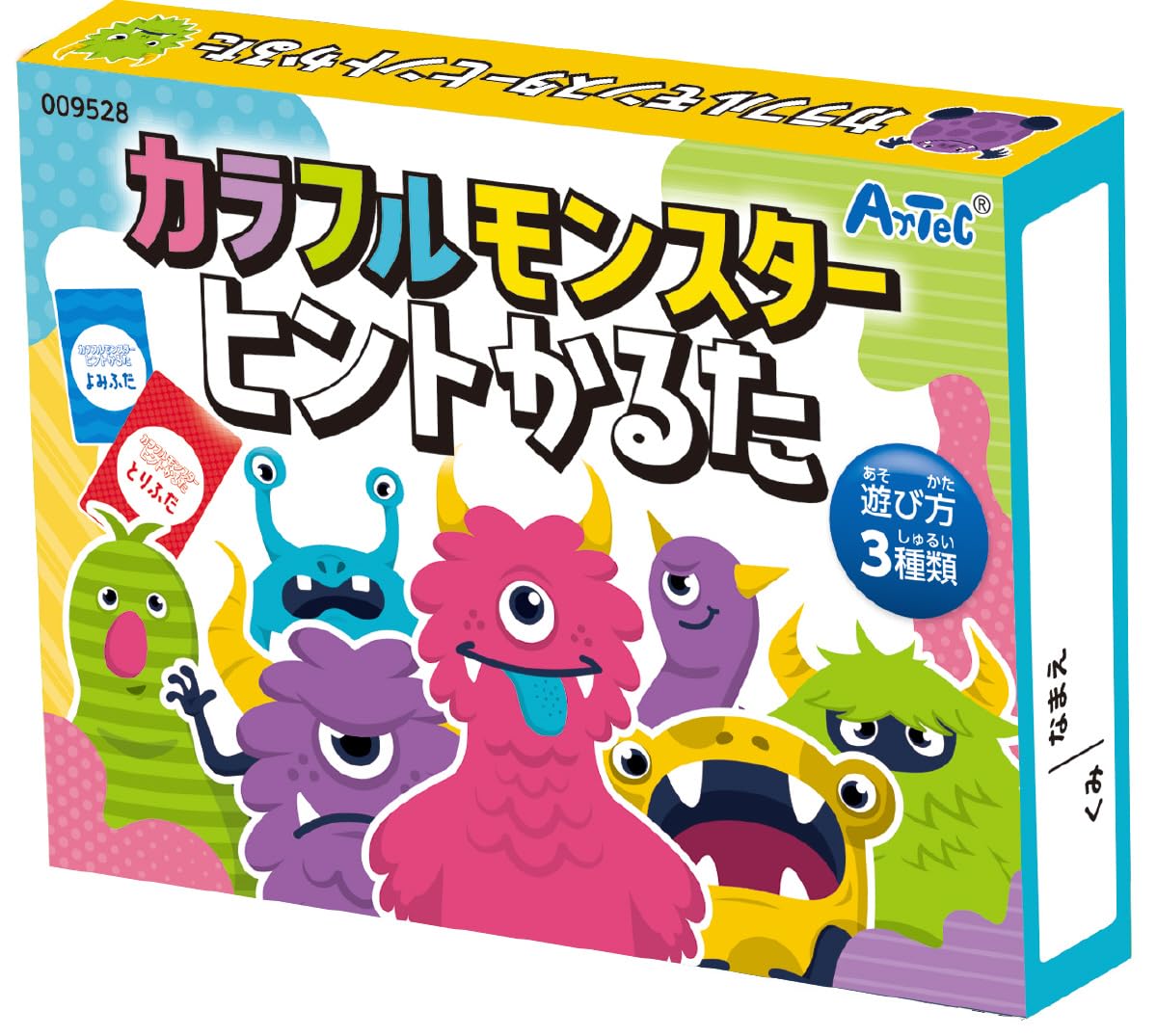Artec Colorful Monster Hint Karuta Educational Card Game for Children Monster Matching Learning 9528