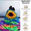 1pc Sunflower Vibrant Lightweight Flannel Blanket, Comfortable and Warm Blanket, for Office and Camping Sofa Bed, Livingroom090