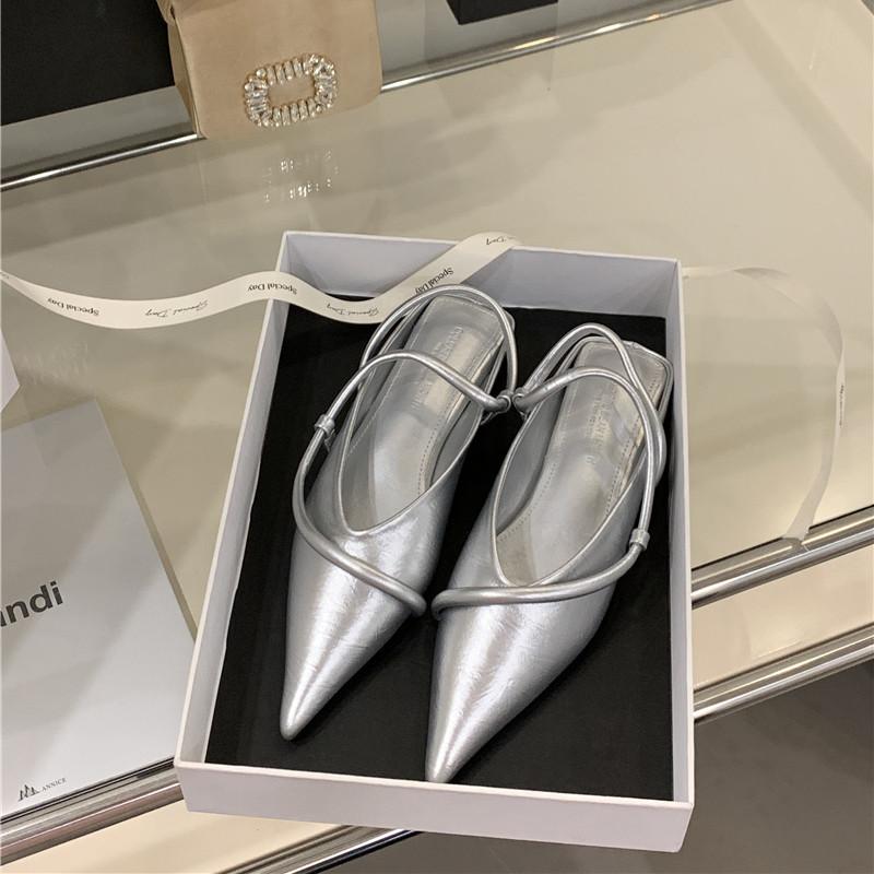 Fashion Bailamos New Women Flats Fashion Ladies Elegant Mary Jane Shoes Flat Heel Casual Dress Outdoor Sandals Mujer