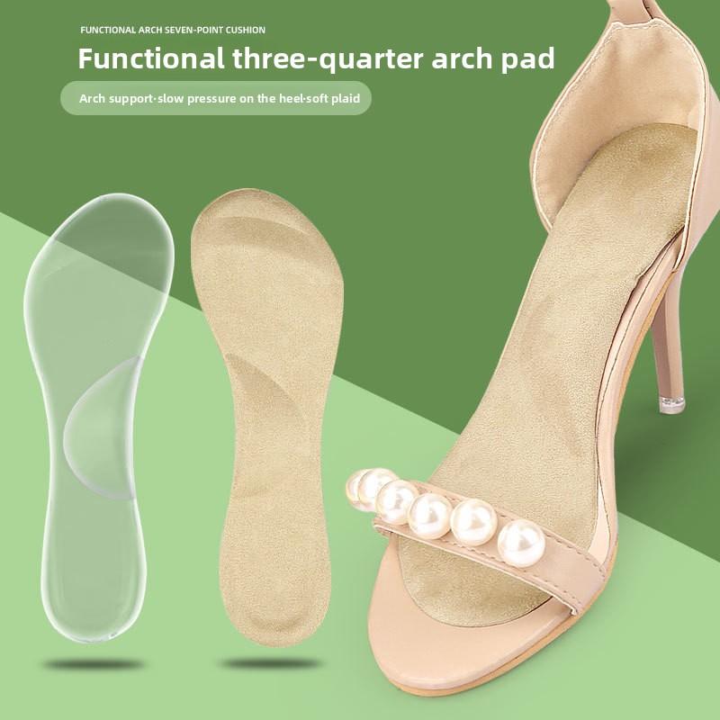 Przezroczysta podkładka siedmiopunktowa Miękka wkładka do butów na wysokim obcasie Damskie buty na wysokim obcasie Letnie buty na pojedynczej podeszwie Letnie antypoślizgowe sandały Podkładka pod łuk stopy