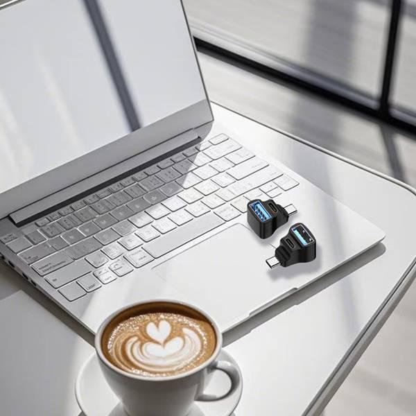 

180° USB Adapter for Steam Deck, Material: ABS, Color: As Shown, 1 Set Other