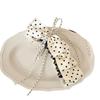 Satin Bow Hair Claw Rhinestone Polka Dot Headpiece Sweety PonyTail Claw Clip  Women/Girls