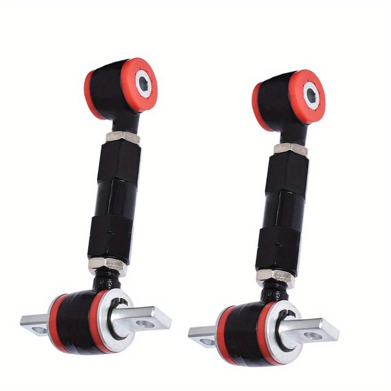 Black Adjustable Racing Rear Suspension Camber Control Arms Kit Replacement for Honda Civic Acura Integra 1990-2001