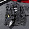 Spring and Autumn Denim Jacket Men's New Korean Version of Trendy Casual Jacket