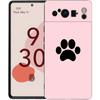 Cute Cat Dog Paw Love Phone Case For Google Pixel 8 7 6 Pro 6A 7A 5G Soft Silicone Shockproof TPU Black Cover Fundas