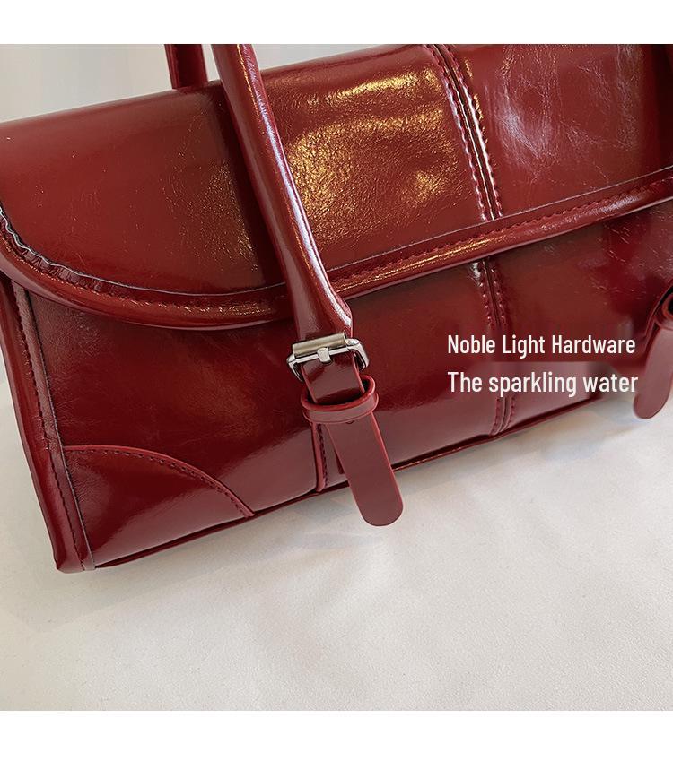 2025 New Autumn/Winter Luxury Leather Women's Underarm & Crossbody Tote Bag