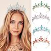 Baroque Queen Princess Crown Rhinestone Prom Jewelry New Crystal Tiara  Wedding Party