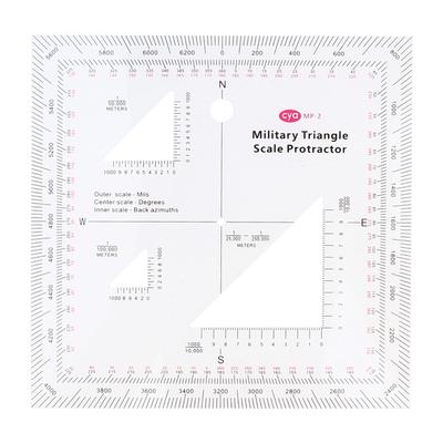 Scala di Coordinate Forniture per la Sopravvivenza all'Aperto per Coordinate MGRS/USNG 1:25000 1:50000 1:100000 1:Mappa in scala 1:250000