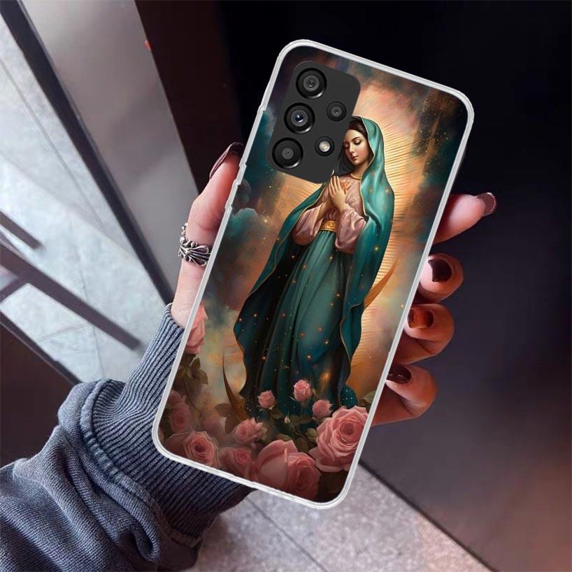 Virgin De Guadalupe Virgen Mary Phone Case For Samsung Galaxy A17 A57 A37 A16 A26 A36 A56 A15 A25 A35 A55 A14 A13 A54 A53 A34 A2