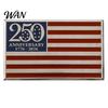 Commemorative USA Anniversary Badge 250th Flag Metal Emblem, Patriotic Red Blue White Auto Badge, 1776-2026 Truck Emblem America 3D Car Decal