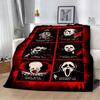 Spooky Halloween Throw Blanket  Soft Cozy Picnic  Travel Blanket Perfect for Home Comfort and Gift Ideas