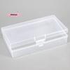 M-Rectangular Transparent Lockable Plastic Storage Box PP Packaging Parts Box Stationery Organizer with Lid for Office & School