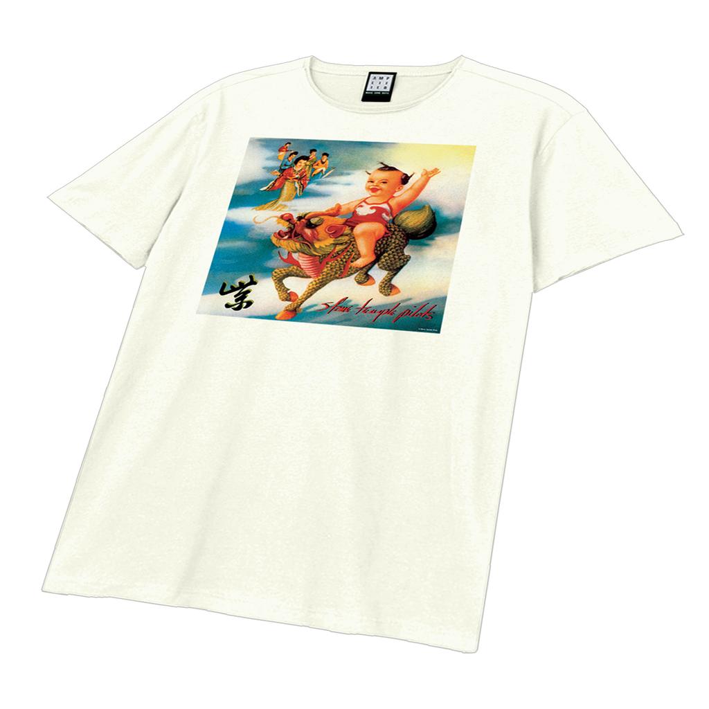 Amplified Unisex Adult Purple Album Cover Stone Temple Pilots T-Shirt