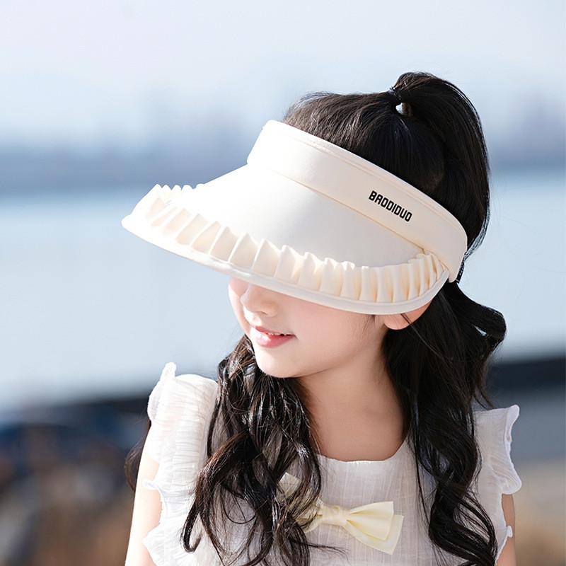 Summer Parent Child Floppy Hat With Large Brim In Ice Silk For Sun Protection And Outdoor Relaxation