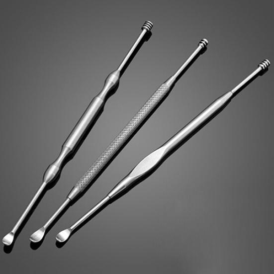Dual-Head Stainless Steel Earpick Wax Care Cleaner Health Ear Remover Curette